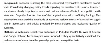 cannabis mind study