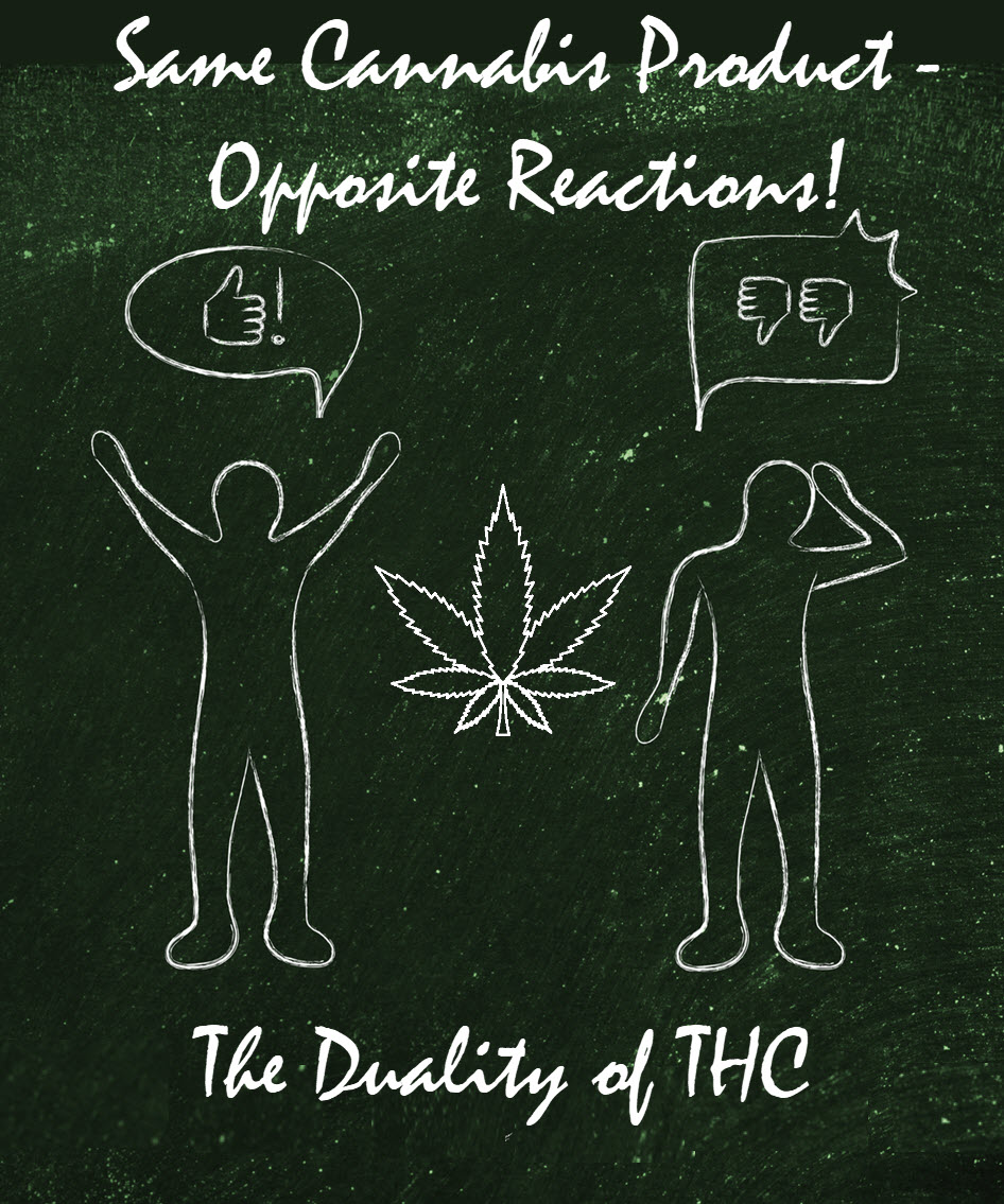 THC OPPOSITE AFFECTS