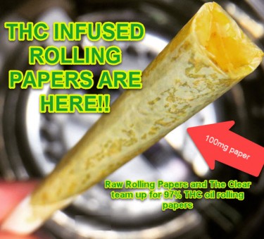 THC INFUSED ROLLING PAPERS