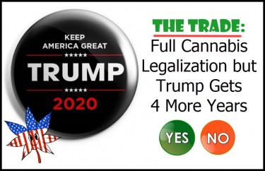 TRUMP LEGALIZES WEED BUT GETS 4 MORE YEARS