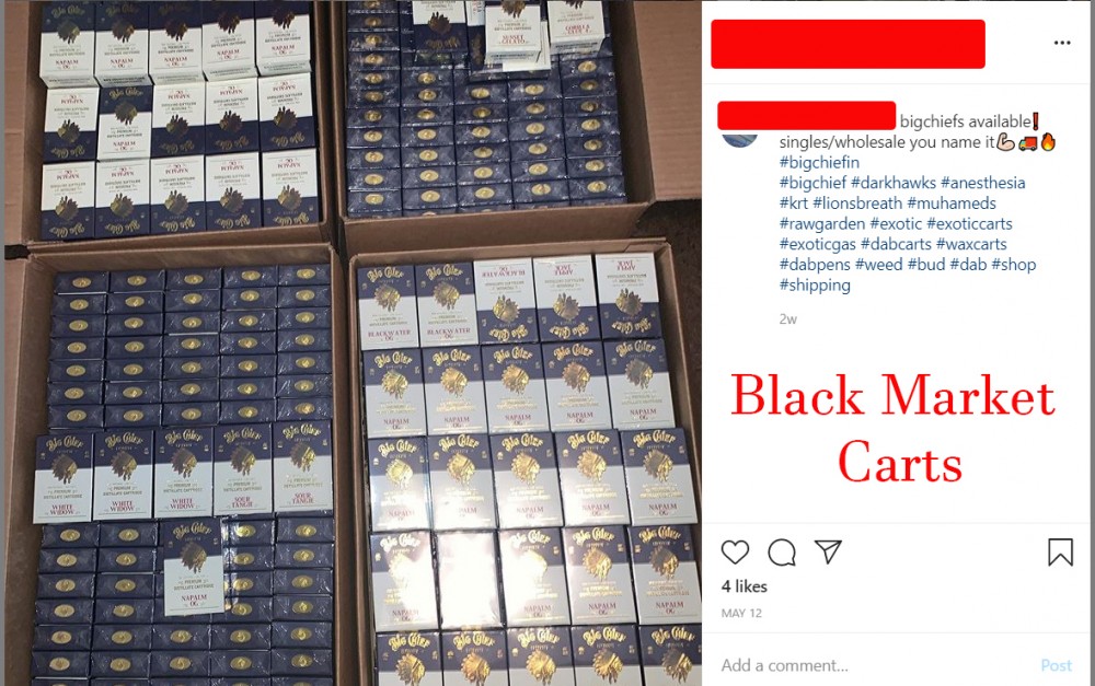 fake THC vape cartridges shipment