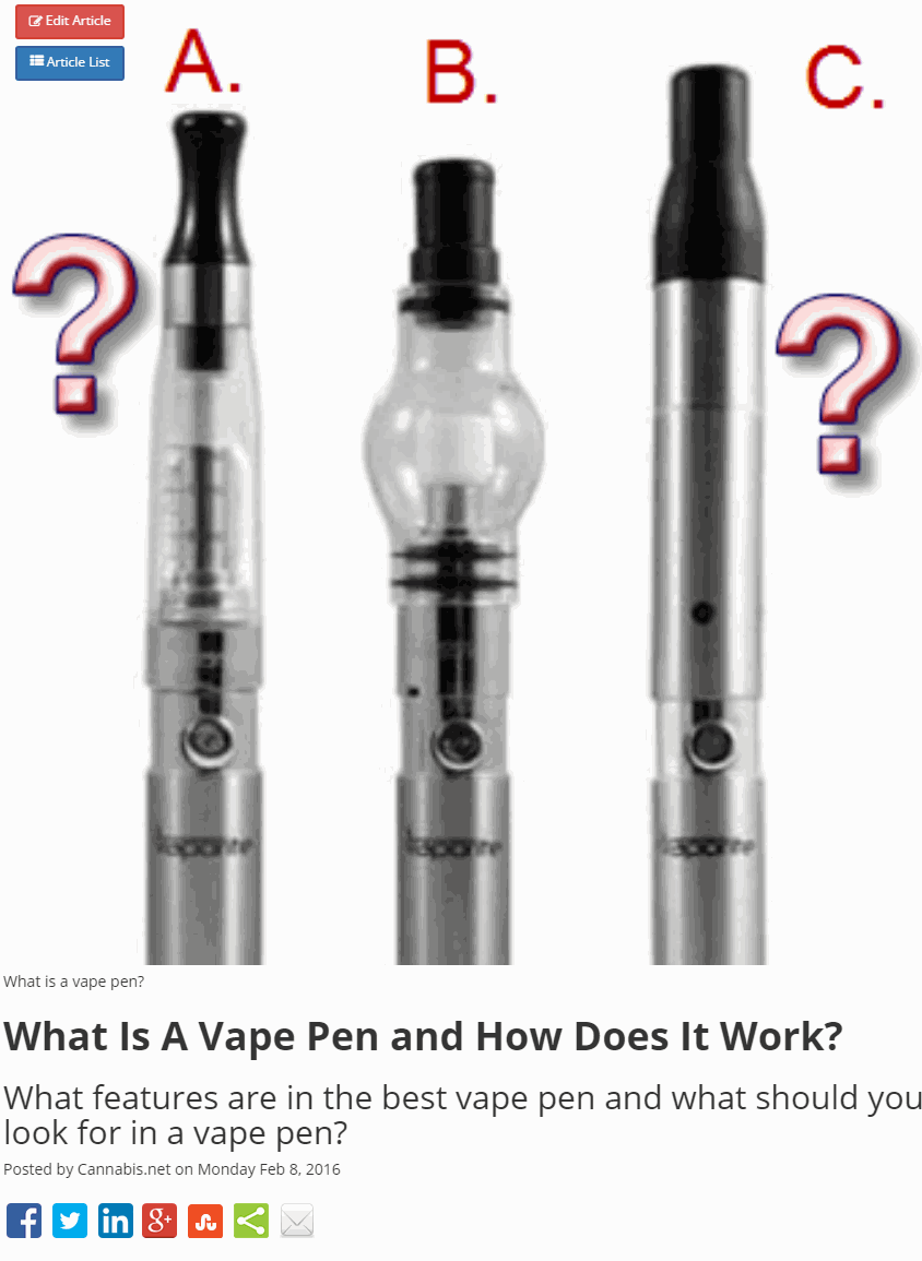 WHAT ARE VAPE PENS