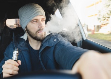 vaping cbd while driving