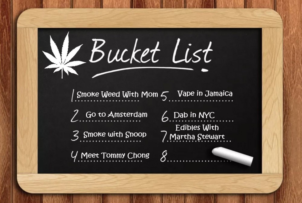 WEED BUCKET LIST EVENTS