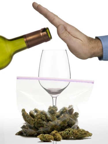 weed over alcohol