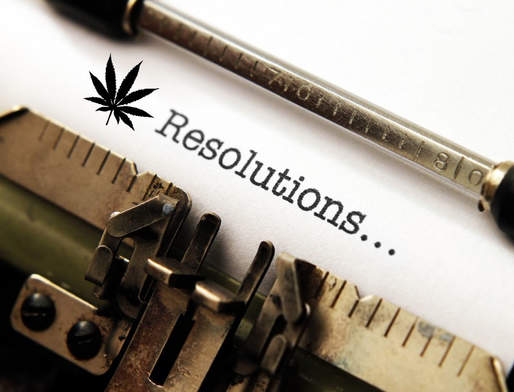 WEED NEW YEARS RESOLUTIONS