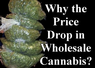 WHOLESALE CANNABIS PRICES FALL