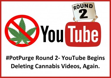 YOUTUBE REMOVES CANNABIS VIDEOS