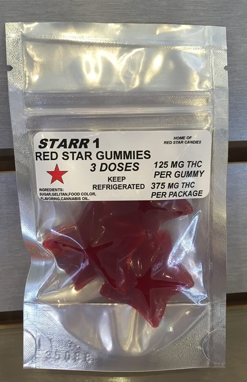 ANARCHY RED STAR GUMMIES 375MG | Edible | Compassionate ...