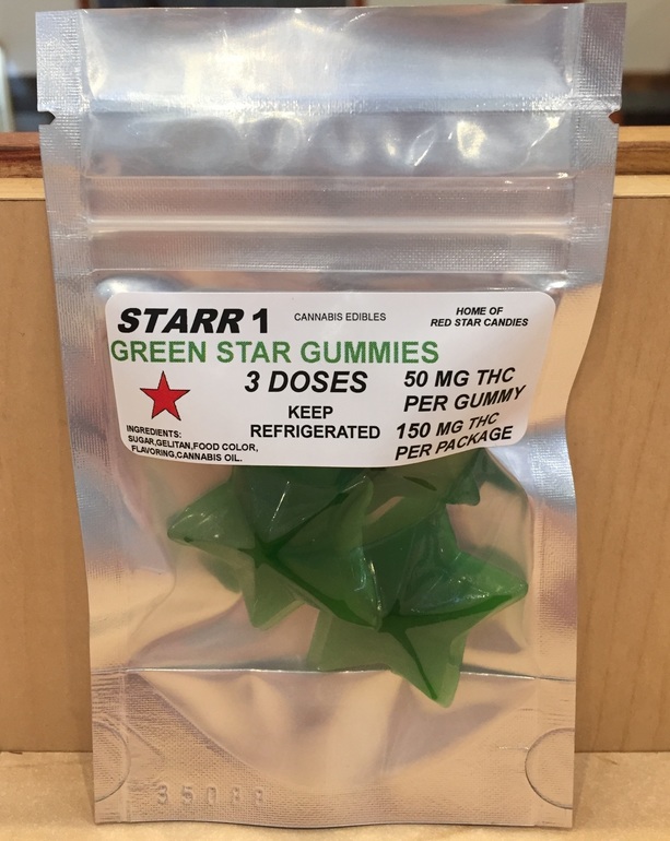ANARCHY GREEN STAR GUMMIES | Edible | Compassionate ...