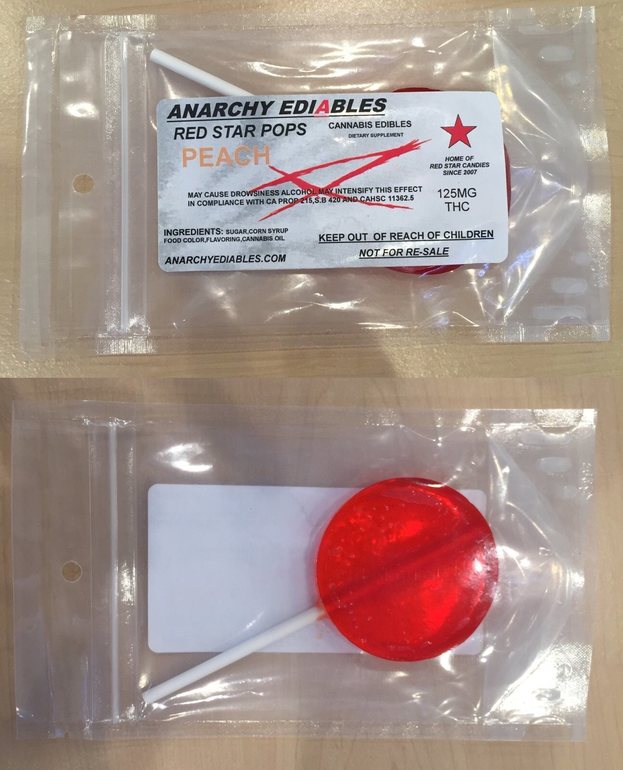 ANARCHY - RED STAR POPS ASSORTED FLAVORS 125MG | Edible ...