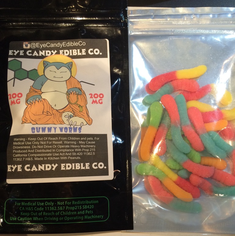 EYE CANDY EDIBLES: SOUR WORMS | Edible | Chief And Buds