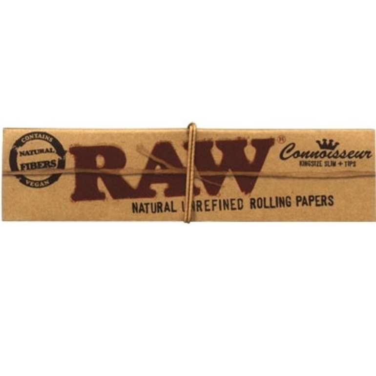 Raw Kingsize Unrefined Rolling Papers (32 Count) | Gear | Mile High ...