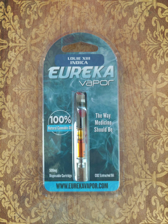 Eureka Vape Cartridge Louis XIII (Indica) 69.63 THC Concentrate