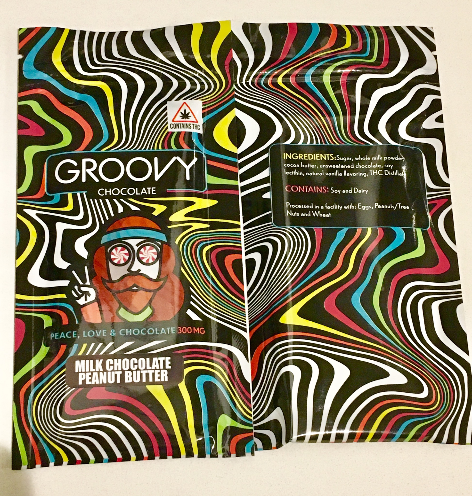 Groovy Chocolate Bars (300mg) Edible Healthgreens