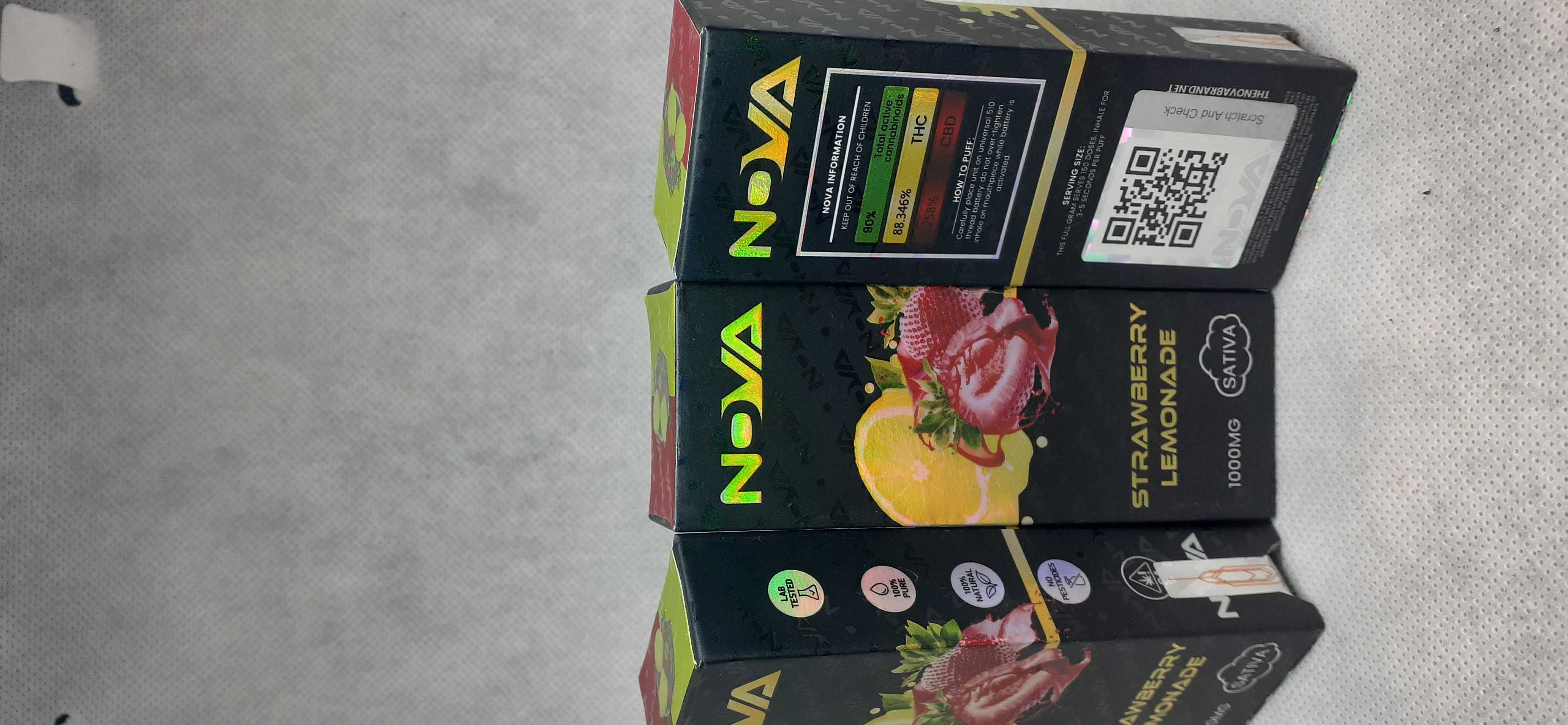 NOVA PREMIUM SATIVA CARTS Concentrate Doobie Dash